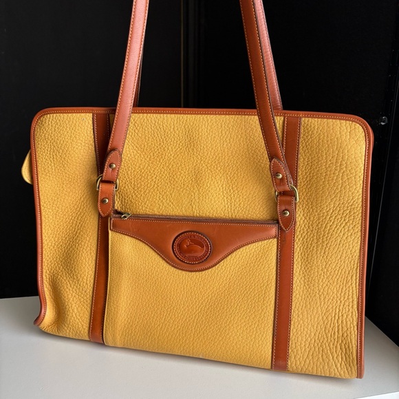 Dooney and Bourke awl Leather Palomino XL Tote Bag